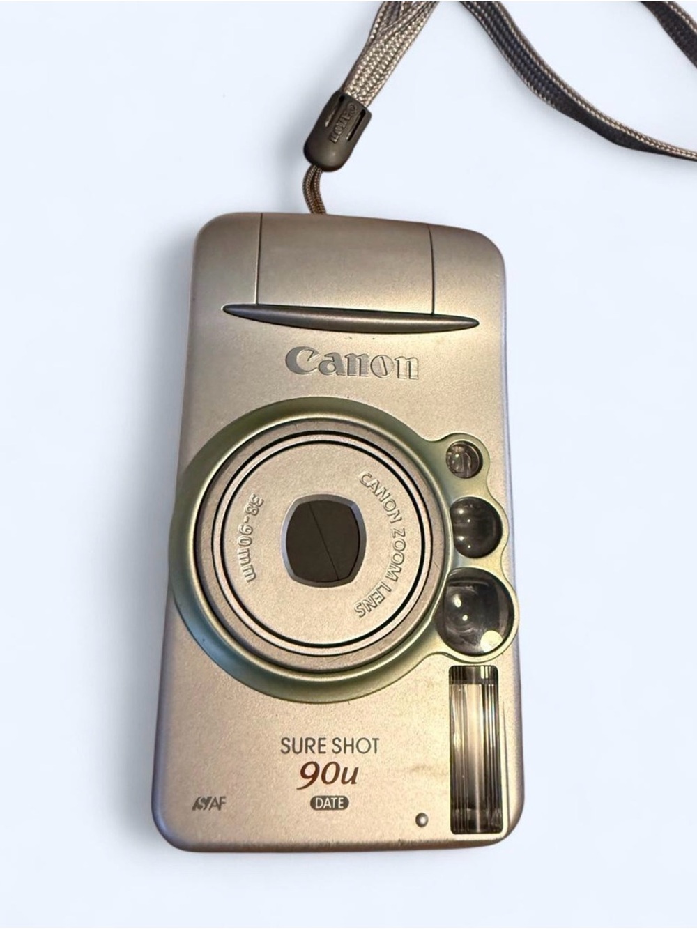 Canon Sure Shot 90u Metallic Silver Point-and-Shoot Camera
